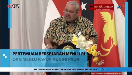 Menlu Papua Nugini dan Menlu Indonesia Bertemu di Jayapura