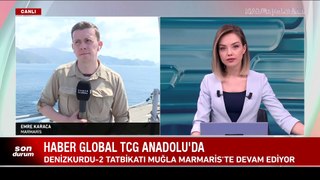 Haber Global TCG Anadolu'da: SAT komandoları helikopterden paraşütle böyle indi!