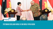 Pertemuan Bersejarah Antara Menlu RI dan Menlu Papua Nugini dj Jayapura