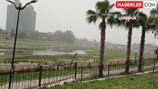 Adana'da Mısır üzerinden gelen kum fırtınası etkili oldu