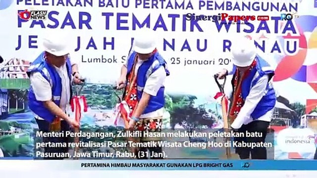 Peletakan Baru Pertama Wisata Cheng Hoo Pasuruan, Jawa Timur