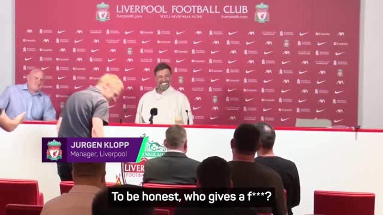 'Who gives a f***' - Klopp unfazed by his poor punctuality