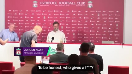 'Who gives a f***' - Klopp unfazed by his poor punctuality