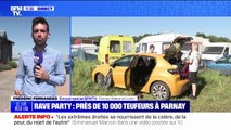 Parnay: la rave-party touche à sa fin, les 10.000 fêtards vont repartir