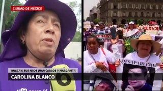 Madres buscadoras marcharon rumbo al Zócalo. Elisa Alanís, 10 de mayo 2024