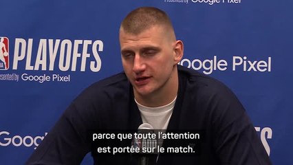 Nuggets - Jokić a “un peu célébré” son titre MVP même si le focus est sur le match
