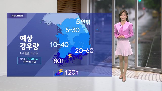 [날씨] 내일 새벽까지 전국 비...일요일 불청객 황사 유입 / YTN