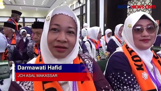 450 Jemaah Calon Haji Kloter Pertama Tiba di Asrama Haji Sudiang Makassar