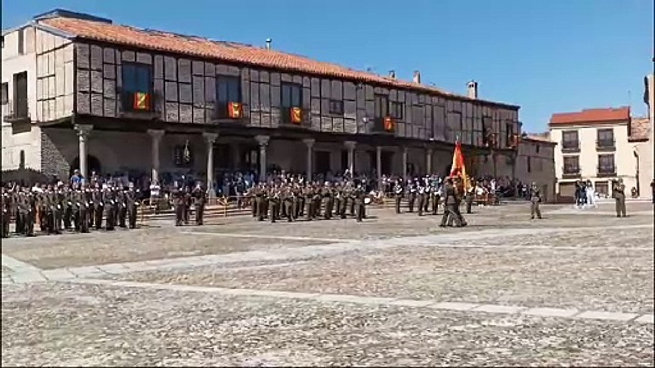 Jura de bandera civil en Arévalo