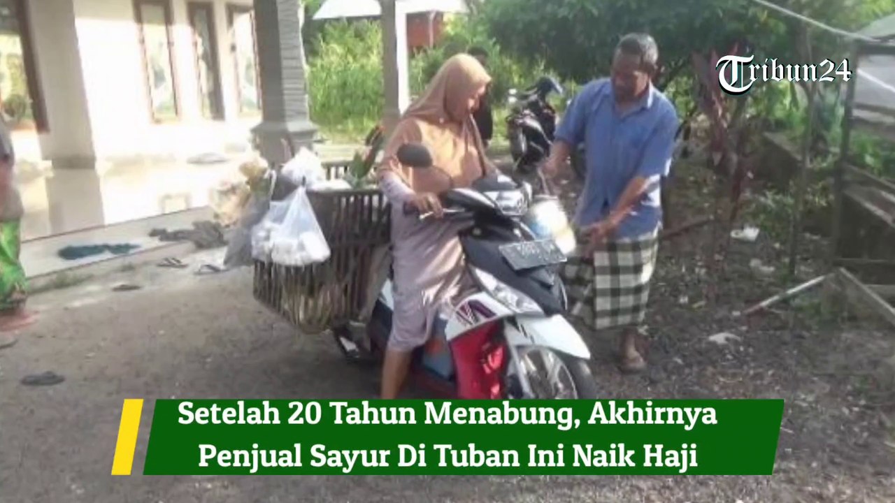 Setelah 20 Tahun Menabung, AkhirnyaPenjual Sayur Di Tuban Ini Naik Haji