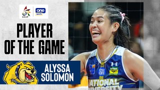 UAAP Player of the Game Highlights: Alyssa Solomon returns to fine form in NU's Game 1 win
