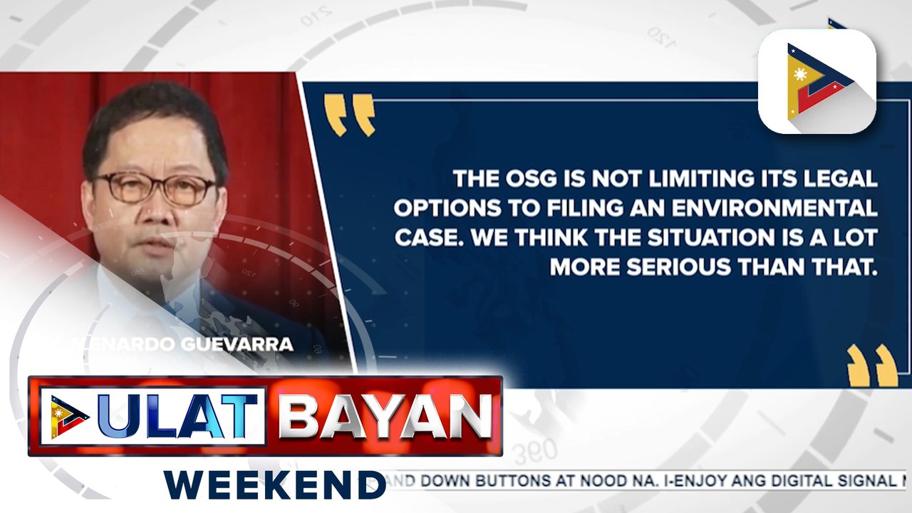 SolGen, handang magrekomenda ng mga kasong dapat isampa laban sa China