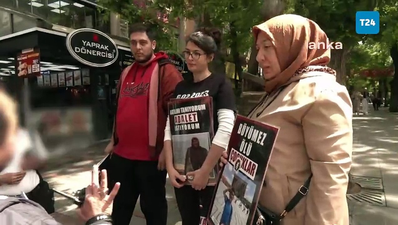 Antakya'da yakınlarını kaybeden depremzedeler, İnsan Hakları Anıtı önünde polis baskısı altında açıklama yaptı: "Biz adalet aramaktan acımızı yaşayamıyoruz"