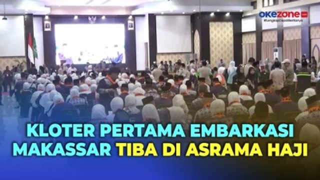 Jelang Keberangkatan, 450 Jemaah Calon Haji Pertama Tiba di Asrama Haji Sudiang Makassar