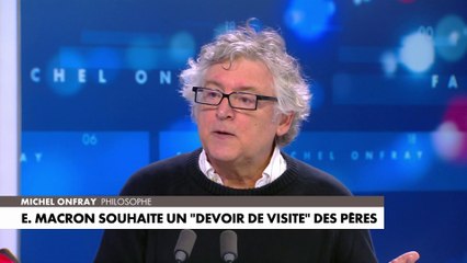 Pour Michel Onfray, menacer les pères de famille de prison serait plus concret qu’un «devoir de visite»