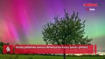 Güneş patlaması sonucu Almanya’da Kuzey Işıkları görüldü