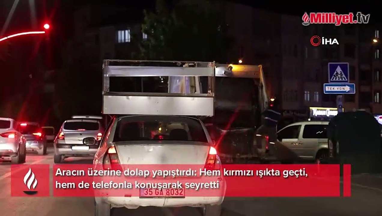 Trafikte kuralları altüst etti! Sürücüye ceza y...