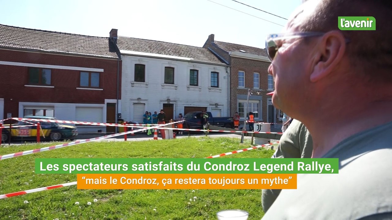 Les spectateurs satisfaits du Condroz Legend Rally, "mais le Condroz, ça restera toujours un mythe”