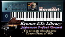 Korg Kronos EXs Japanese 9-feet Concert Grand 2
