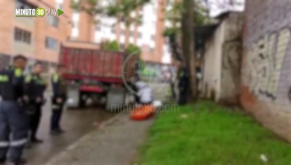 Un hombre baleado fue hallado debajo de una volqueta en el barrio Calasanz