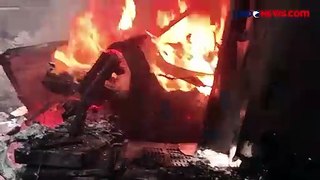 Gudang Penyimpanan Mainan di Kosambi Tangerang Hangus Terbakar