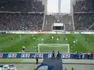 l'ambiance pendant le match hertha berlin-werder de breme