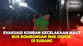 Bus Rombongan SMK Depok Terguling di Ciater, Kadishub Subang : Korban Tewas Sementara Diperkirakan 10 Orang