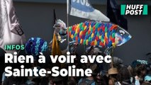 La manif pacifique contre les mégabassines dans le Puy-de-Dôme