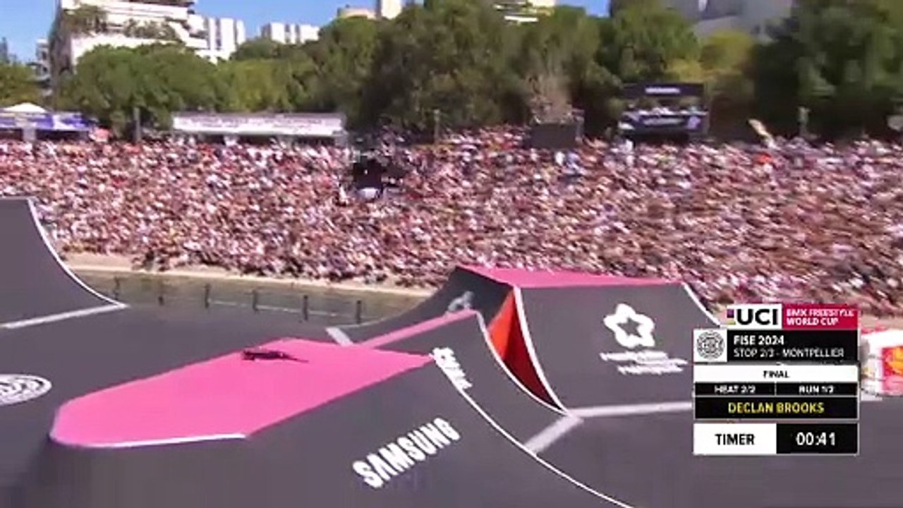 Declan Brooks - 3rd Place Men Final UCI BMX Freestyle Park World Cup