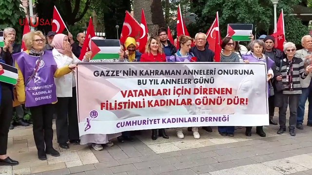 Türk kadını Gazzeli annelerle el ele! Anneler Günü, kahraman Gazzeli annelere ithaf edildi