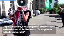 Milano, dalla Statale al Politecnico: la protesta delle tende pro Palestina arriva in piazzale Leonardo Da Vinci