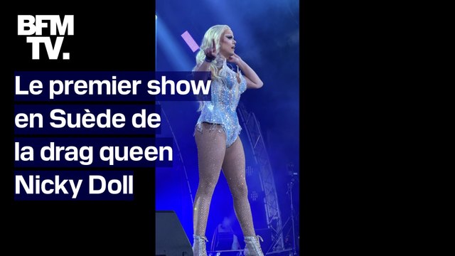 Ça me permet de rester humble : la drag queen Nicky Doll nous emmène dans les coulisses de son premier show en Suède