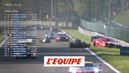 Un gros accident implique une Cadillac et une BMW M4 aux 6 Heures de Spa - Auto - WEC