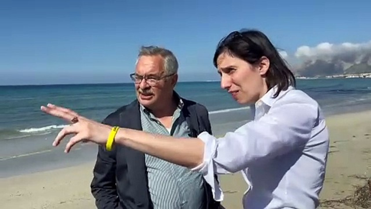 Elly Schlein a Carini
