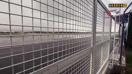 Fenerbahçe maçı öncesi büyük şok! Kayserispor'un uçağına yıldırım isabet etti