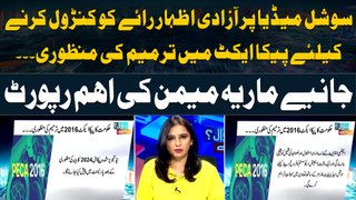 Approval of PICA Amendment Act - Maria Memon's Analysis