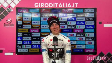 Cycling - Giro d'Italia 2024 - Cian Uijtdebroeks : "It was a very fast climb, I knew we'd go for the sprint at the end"