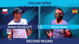 Nadal knocked out of Italian Open by Hurkacz