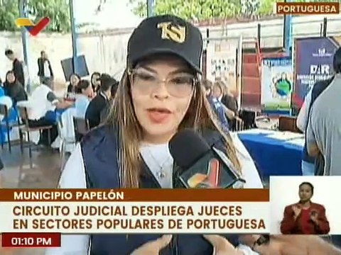 Jornada de atención judicial favorece a los habitantes del mcpio. Papelón en el edo. Portuguesa