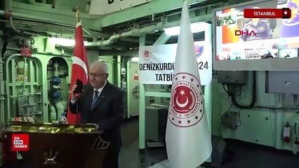 Cumhurbaşkanı Erdoğan, Denizkurdu Tatbikatı'na telefon bağlantısı ile katıldı