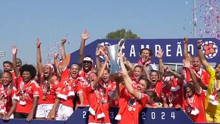 Festejos equipa feminina Benfica