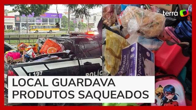Polícia descobre depósito para onde itens furtados de casas evacuadas eram levados no RS