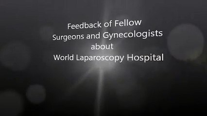 Dr Alia Abdulqadir Aldhahi giving his Feedback about World Laparoscopy Hospital