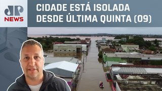 Morador de São Jerônimo fala sobre enchentes no RS: “Mais de 30 casas foram arrastadas”