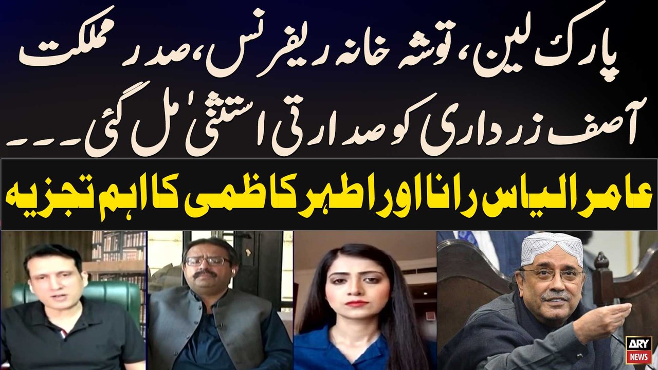 President Zardari gets immunity in Park Lane, Toshakhana references | Experts Analysis