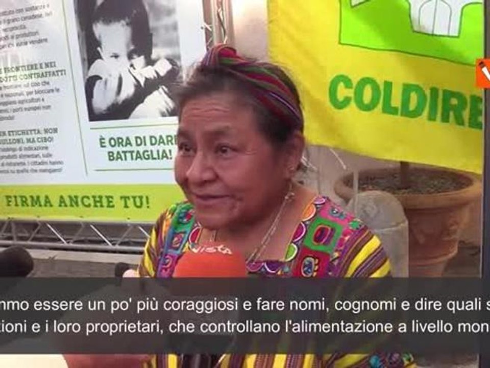 Menchù (premio Nobel): "Ingiusto che l'umanità...