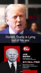 Donald Trump is Lying Out of His Ass Joe Biden is a Zionist