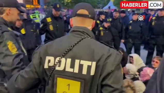 Eurovision finali öncesi Filistin'e destek gösterilerine polis müdahalesi: İklim aktivisti Greta Thunberg oturma eylemi başlattı