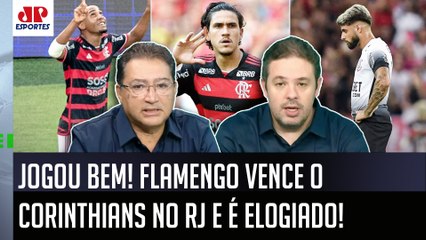 "O Flamengo DOMINOU COMPLETAMENTE o Corinthians! E NÃO TEM EXPLICAÇÃO como..." VITÓRIA GERA DEBATE!