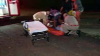 Motociclista sofre fratura exposta na perna após colisão com veículo Logan em Cascavel